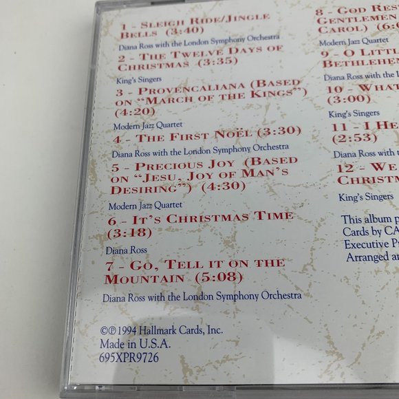 Hallmark Making Spirits Bright Diana Ross Christmas Music CD Modern Jazz Quartet - Picture 7 of 8